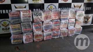 A prisão ocorreu durante abordagem do DOF (Departamento de Operações de Fronteira) auma carreta Scania/T124.