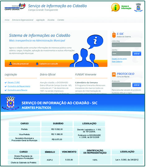 Lei de acesso à informação não é cumprida no MS Lei de acesso à informação não é cumprida no MS