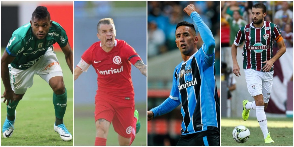 Duelos de campeões agitam as oitavas de final Créditos: Cesar Greco/Palmeiras; Ricardo Duarte/Internacional; Lucas Uebel/Grêmio; Lucas Merçon/Fluminense