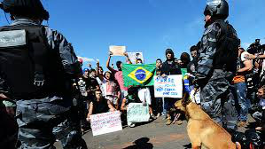 Protesto na abertura da Copa rende apoio internacional para causa indígena Protesto na abertura da Copa rende apoio internacional para causa indígena