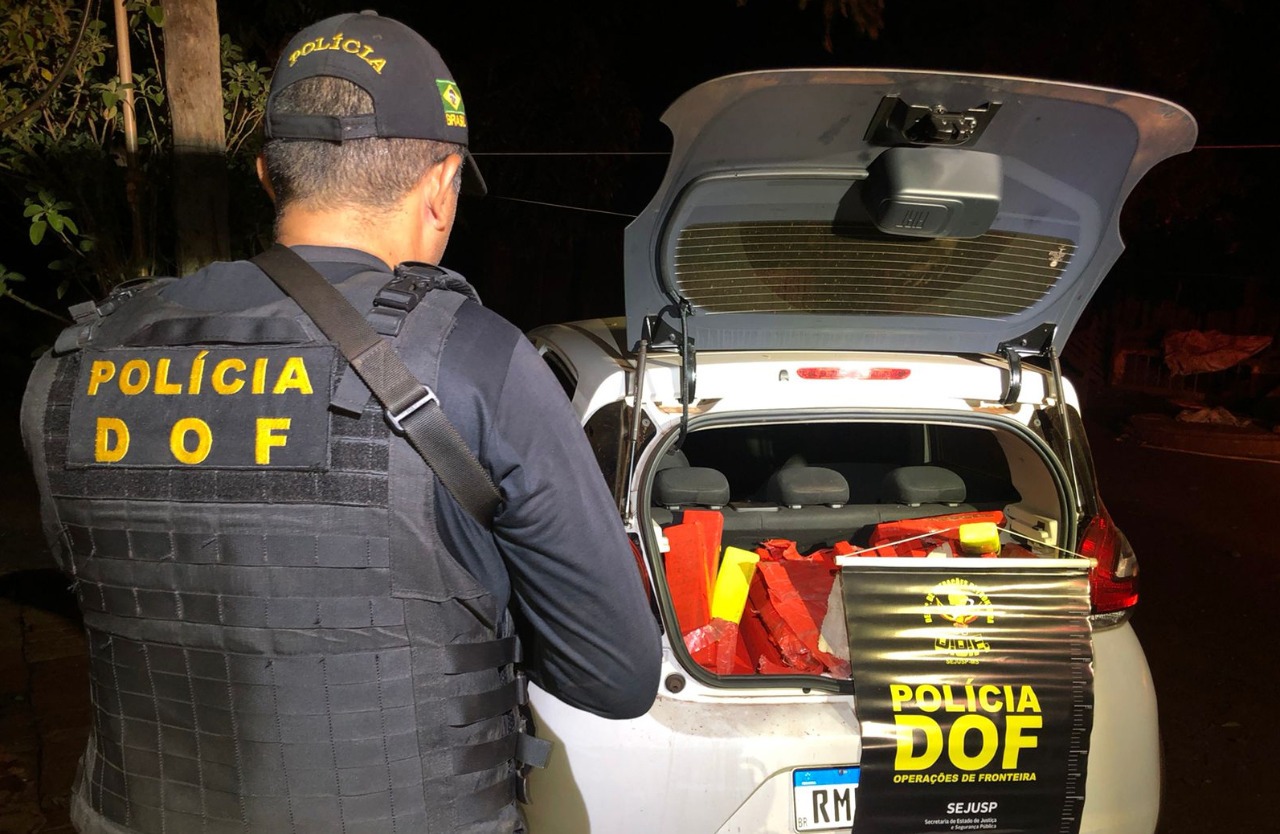 Mais de 670 quilos de drogas foram apreendidos pelo DOF em Douradina Foto: DOF/Sejusp