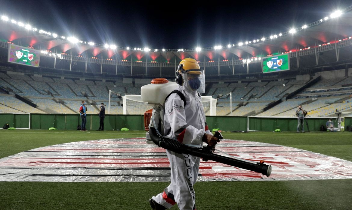 CBF e clubes mantêm proibição de torcedores em jogos do Brasileirão Foto: Reuters