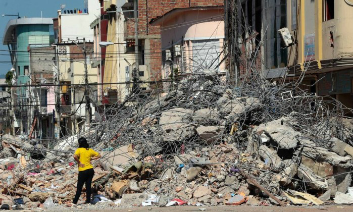Novo terremoto atinge o Equador Novo terremoto atinge o Equador