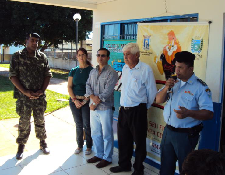 PM de Amambai reinaugura Posto da Polícia Comunitária na Vila Limeira