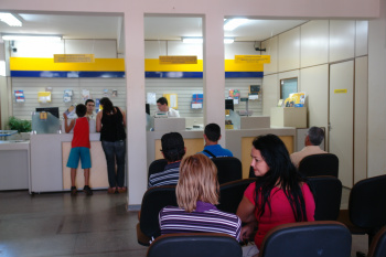 Greve dos Correios não atinge Amambai Na manhã desta quinta-feira (15) o atendimento estava normal na agência de AmambaiFoto: Moreira Produções