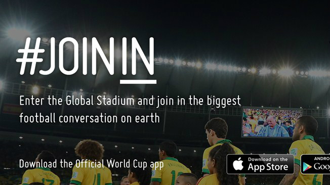 Recorde de downloads do aplicativo oficial da Copa do Mundo da FIFA Recorde de downloads do aplicativo oficial da Copa do Mundo da FIFA