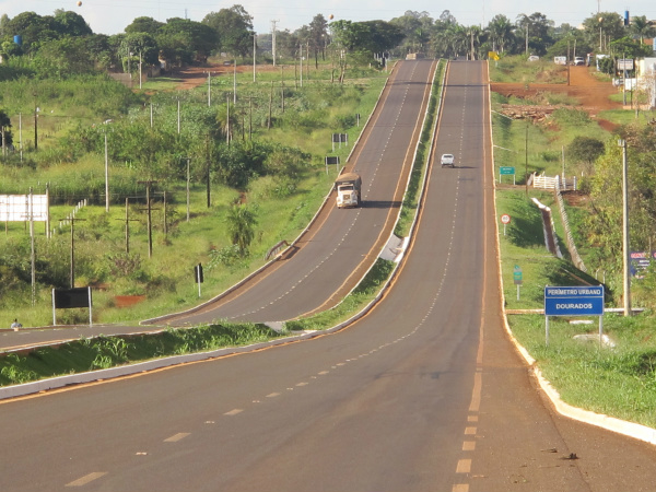 Veja os trechos da BR-163/MS em obras da CCR MSVia Foto: Divulgação