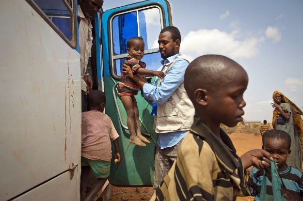 Crianças refugiadas chegam ao campo de refugiados de Buramino, em Dolo Ado, na Etiópia. Foto: Unicef/J.Ose (arquivo)