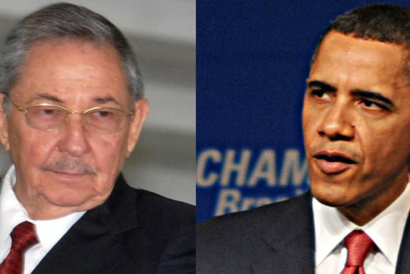 Os presidentes de Cuba, Raúl Castro, e dos Estados Unidos, Barack Obama / Arquivo Agência Brasil