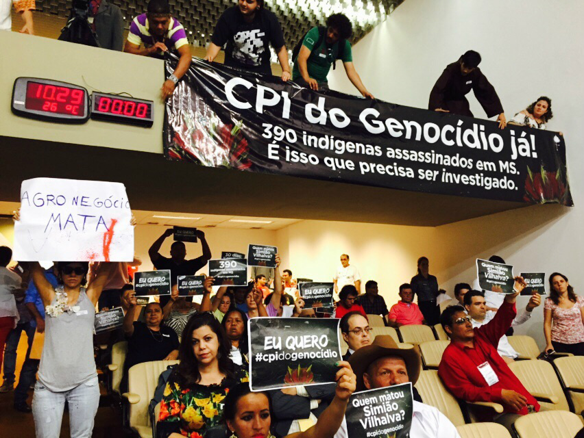Indígenas e movimentos populares lançam campanha Eu quero: CPI do Genocídio Indígenas e movimentos populares lançam campanha Eu quero: CPI do Genocídio