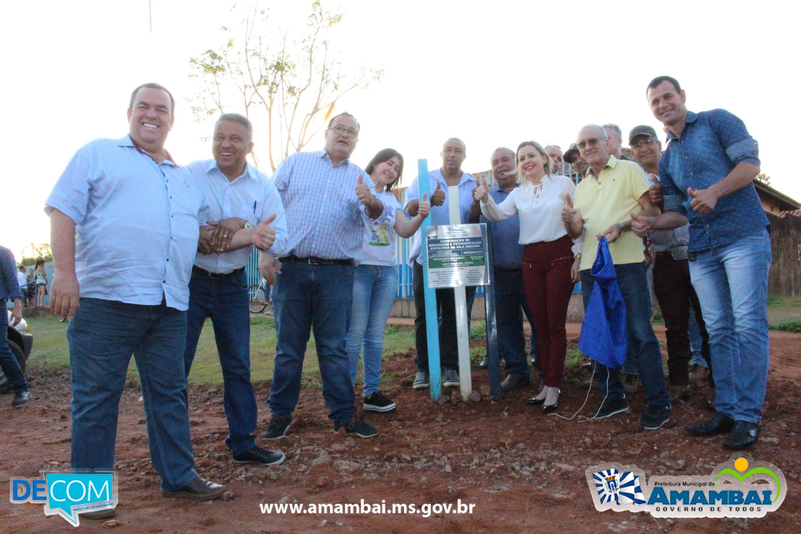 Prefeitura inaugurou obras de drenagem e asfalto em 100% da vila Indiana Prefeitura inaugurou obras de drenagem e asfalto em 100% da vila Indiana