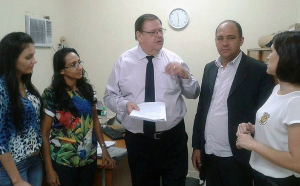 Novo Diretor-Presidente discute aperfeiçoamento das ações da Agepen Novo Diretor discutiu quais iniciativas de aperfeiçoamento das ações de assistência e modernização podem ser desenvolvidas / Foto: Divulgação