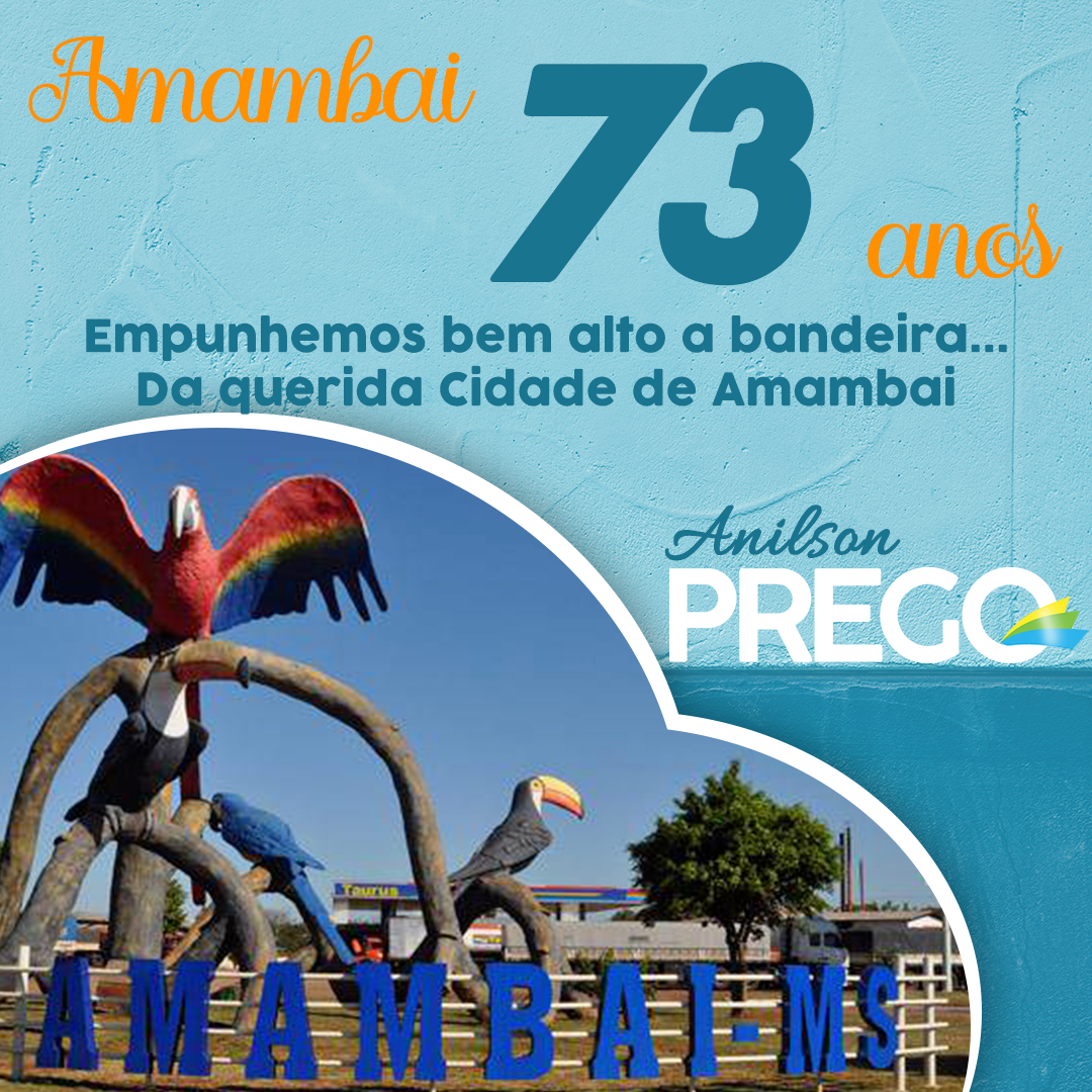 Vereador Anilson Prego Homenageia Amambai