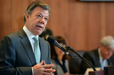 Juan Manuel Santos manifestou otimismo em relação às negociações com as Farc