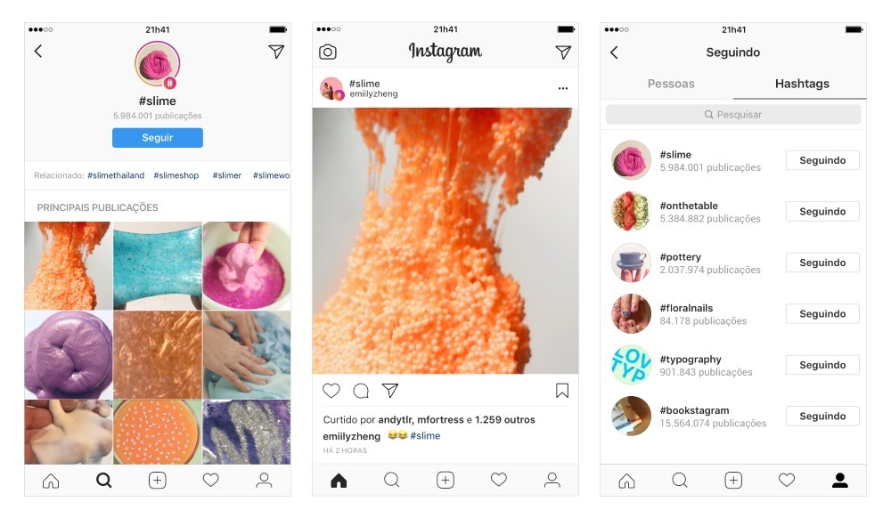 Agora você pode seguir hashtags no Instagram Agora você pode seguir hashtags no Instagram