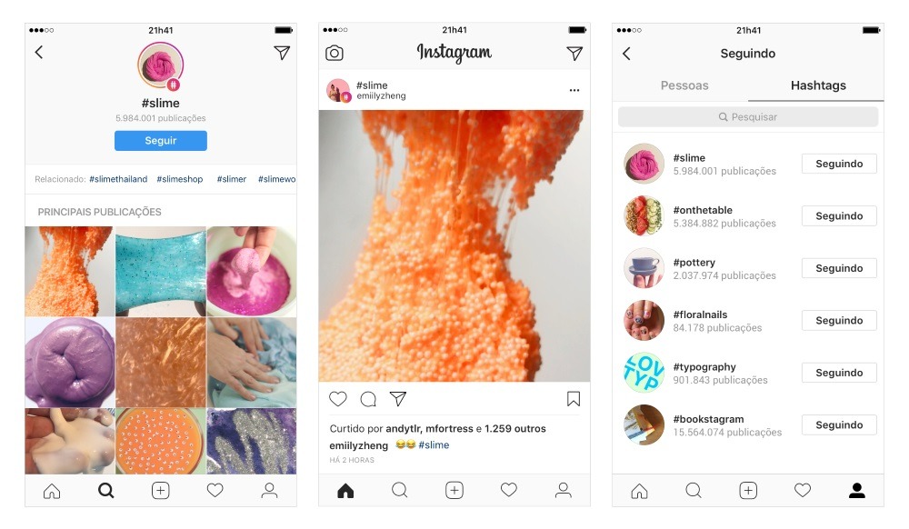 Agora você pode seguir hashtags no Instagram