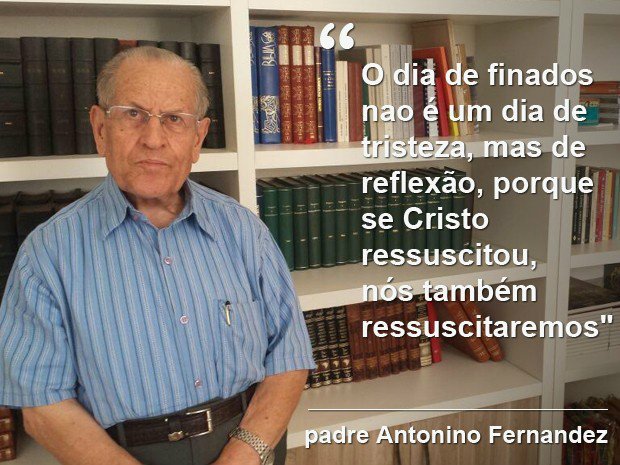 Antonino Fernandez é padre da Igreja de Santo Antônio, no bairro Ponte Preta (Foto: Ana Clara Rampazzo/G1)