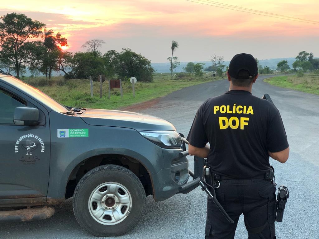 Jovem flagrado em táxi confessa crime e é autuado por tráfico em Amambai Foto: divulgação