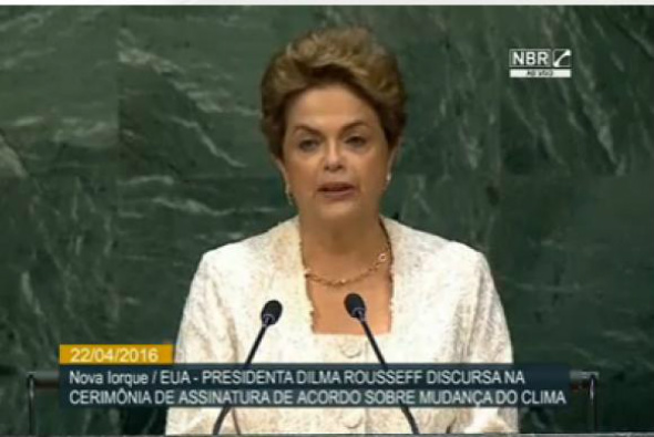 Povo brasileiro saberá impedir qualquer retrocesso, diz Dilma na ONU Dilma na ONU / Foto: Marcello Casal/Agência Brasil