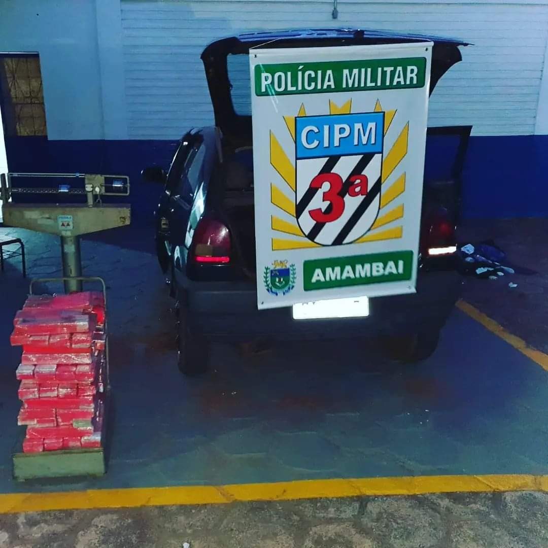 Polícia Militar apreende 72 Kg de maconha durante abordagem a veículo Foto: Assecom