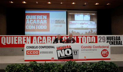 Espanhóis anunciam greve para o dia 29 em protesto contra reforma trabalhista