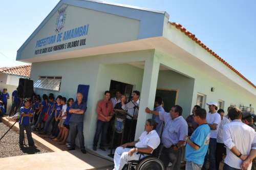 Posto de Saúde é inaugurado no Jardim Panorama em Amambai Prefeito, vereadores e autoridade estiveram presentes na inauguração do posto de saúde do Jardim Panorama