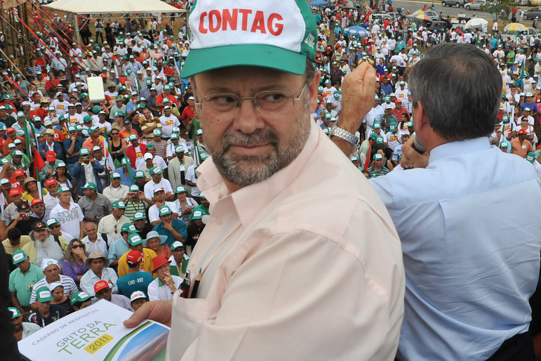 Presidente da Contag, Alberto Ercílio Broch, comemorou a medida da presidenta Dilma / Foto: Roberto Stuckert Filho/PR