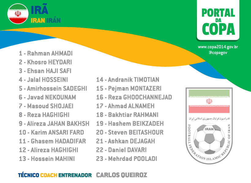 Irã joga “final de Copa” contra a eliminada Bósnia em Salvador