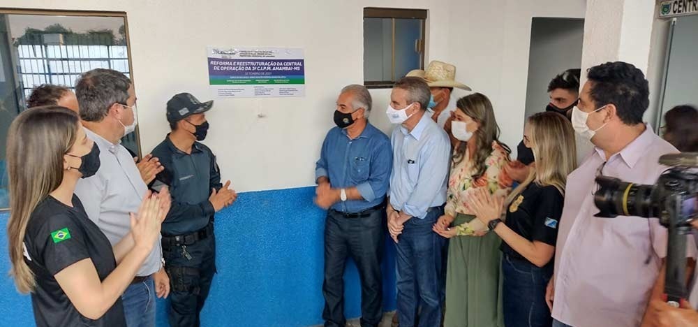 PM de Amambai inaugura modernização da Sala de Operações Foto: Decom