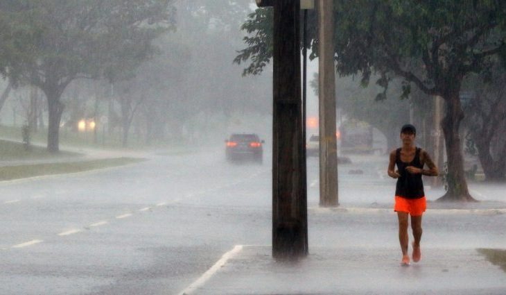 Contrastes: chuva forte no sul e calor de até 39°C na região pantaneira Foto: Edemir Rodrigues