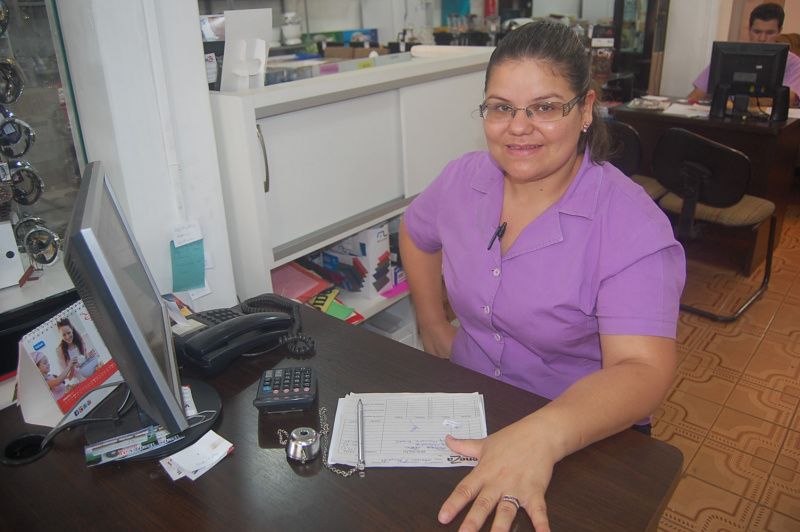Gerente da Lojas Veneza, Rosemar Marchett.