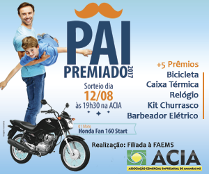 Campanha Pai Premiado da Acia tem prêmios sorteados no próximo sábado (12) O sorteio acontece a partir das 19h30