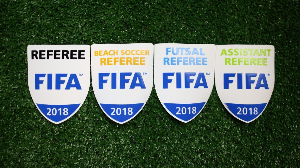 FIFA divulga escudos da arbitragem para 2018 FIFA divulga escudos da arbitragem para 2018