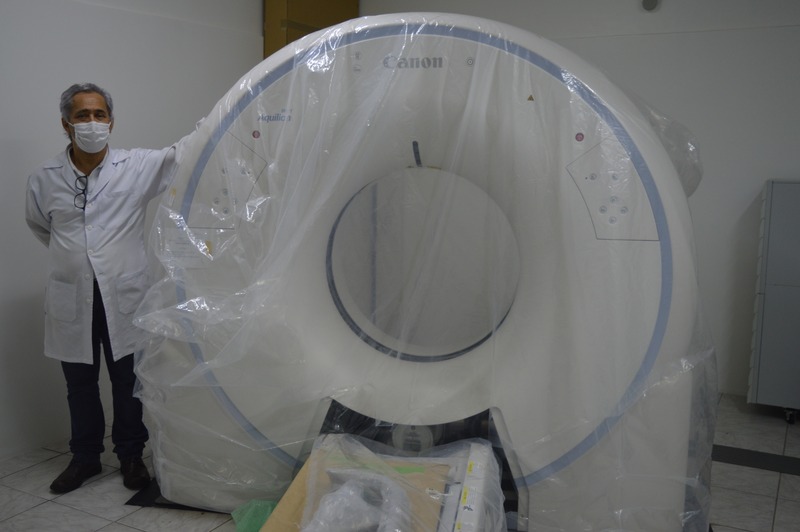 Hospital Divina Providência adquire equipamento moderno de Tomografia Equipamento deve entrar em operação na próxima semana / Foto: Moreira Produções