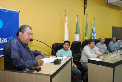 Vereador Valter Brito, pré-candidato a prefeito de AmambaiFoto: Moreira Produções