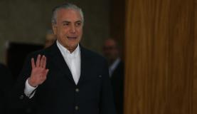 O presidente Michel Temer recebe ministros, o presidente do Senado e líderes aliados no Alvorada / Foto: Divulgação