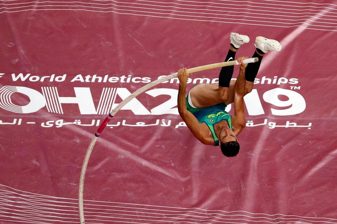Thiago Braz termina em 5º lugar no Mundial de Atletismo de Doha Reuters/Fabrizio Bensch/Direitos Reservados