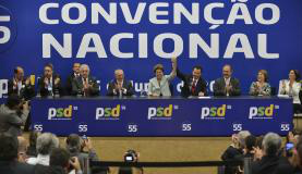 Convenção do PSD formaliza apoio à candidatura de Dilma e Temer à reeleição Elza Fiuza/Agência Brasil