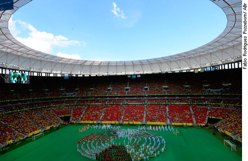 Copa das Confederações, em 2013, serviu para testar também a legislação específica da Copa