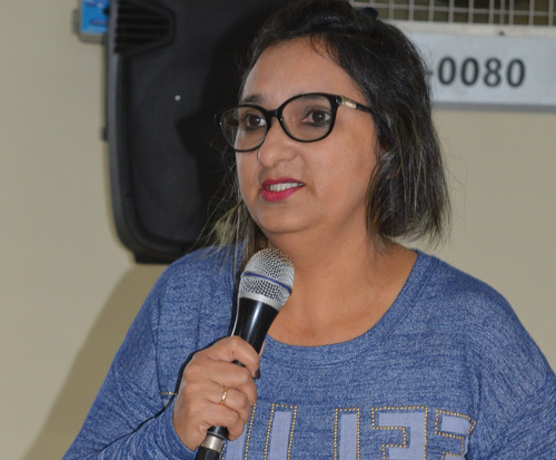 Marli Charão, vice-presidente do Simted / Foto: Moreira Produções