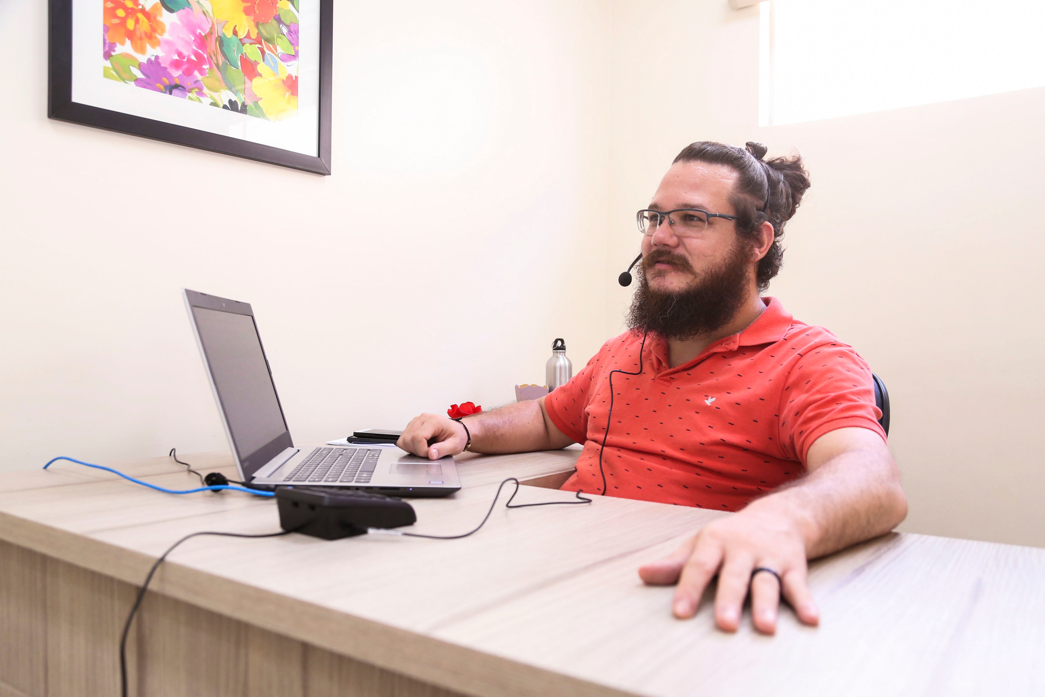 Beneficiários da Cassems recebem atendimento médico virtual Foto: Messias Ferreira