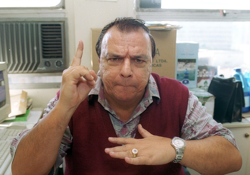 Gil Gomes em 2002 — Foto: Agilberto Lima/Estadão 