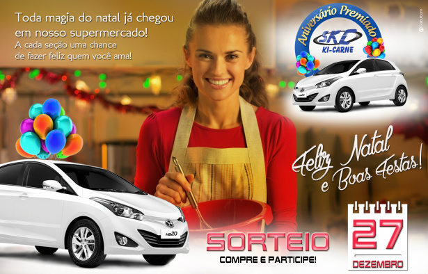 Show de prêmios do Supermercado Ki-Carne é nesse domingo (27)