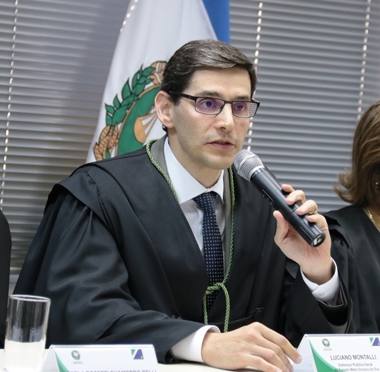 Poderes destacam união de esforços para solucionar déficit da previdência em MS Defensor-geral do Estado defende que gestores ajam com responsabilidade para enfrentar a crise. Foto: Assessoria