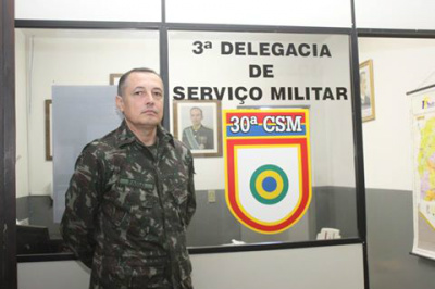Delegado da 3ª Delegacia de Serviço Militar de Amambai,Capitão Paulo Roberto de Carvalho Silva