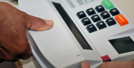 Maioria dos eleitores brasileiros aprova uso da biometria nas Eleições 2014 Biometria foi utilizada nas últimas eleições Foto: Divulgação
