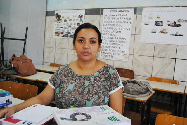 Gilvanda Reis, professora de língua portuguesa.