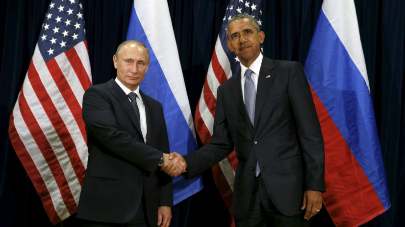 Obama e Putin concordam em solução política para a Síria Obama e Putin concordam em solução política para a Síria