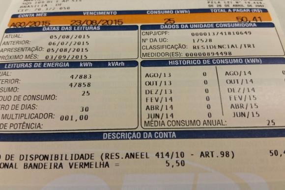 Conta de luz pressiona inflação Tarifa de eletricidade residencial passou de 1,52% para 5,78%, na terceira apuração do mês / Foto: Divulgação