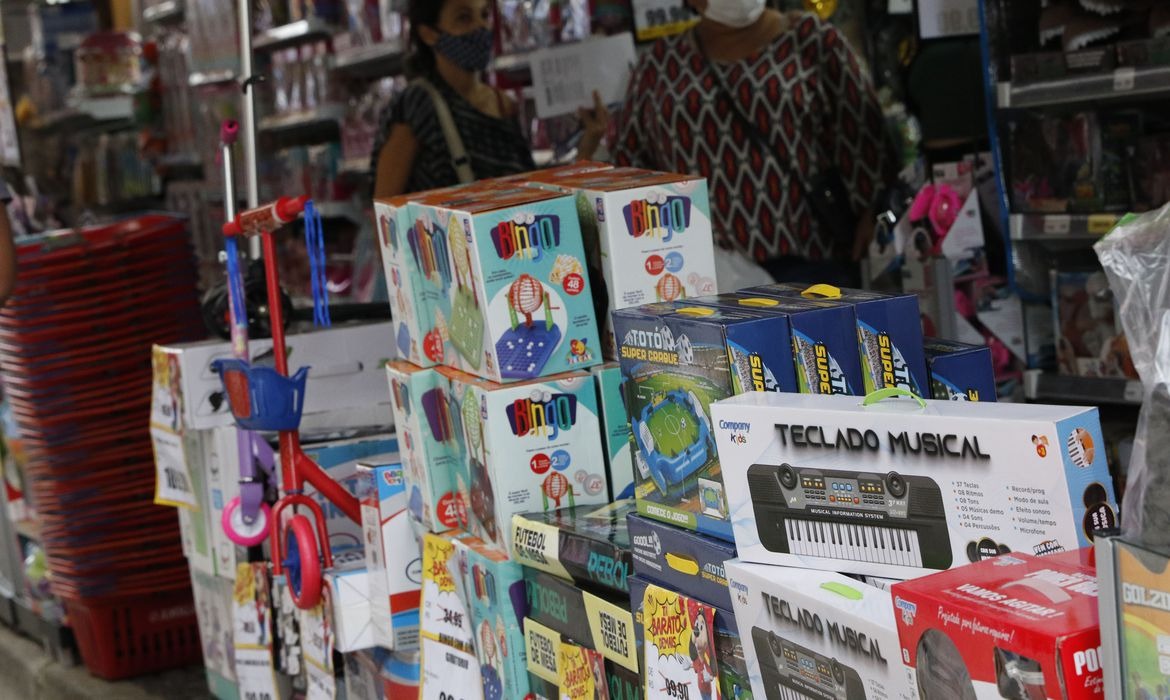 Inmetro alerta sobre importância do selo de conformidade de brinquedos Foto: Agência Brasil